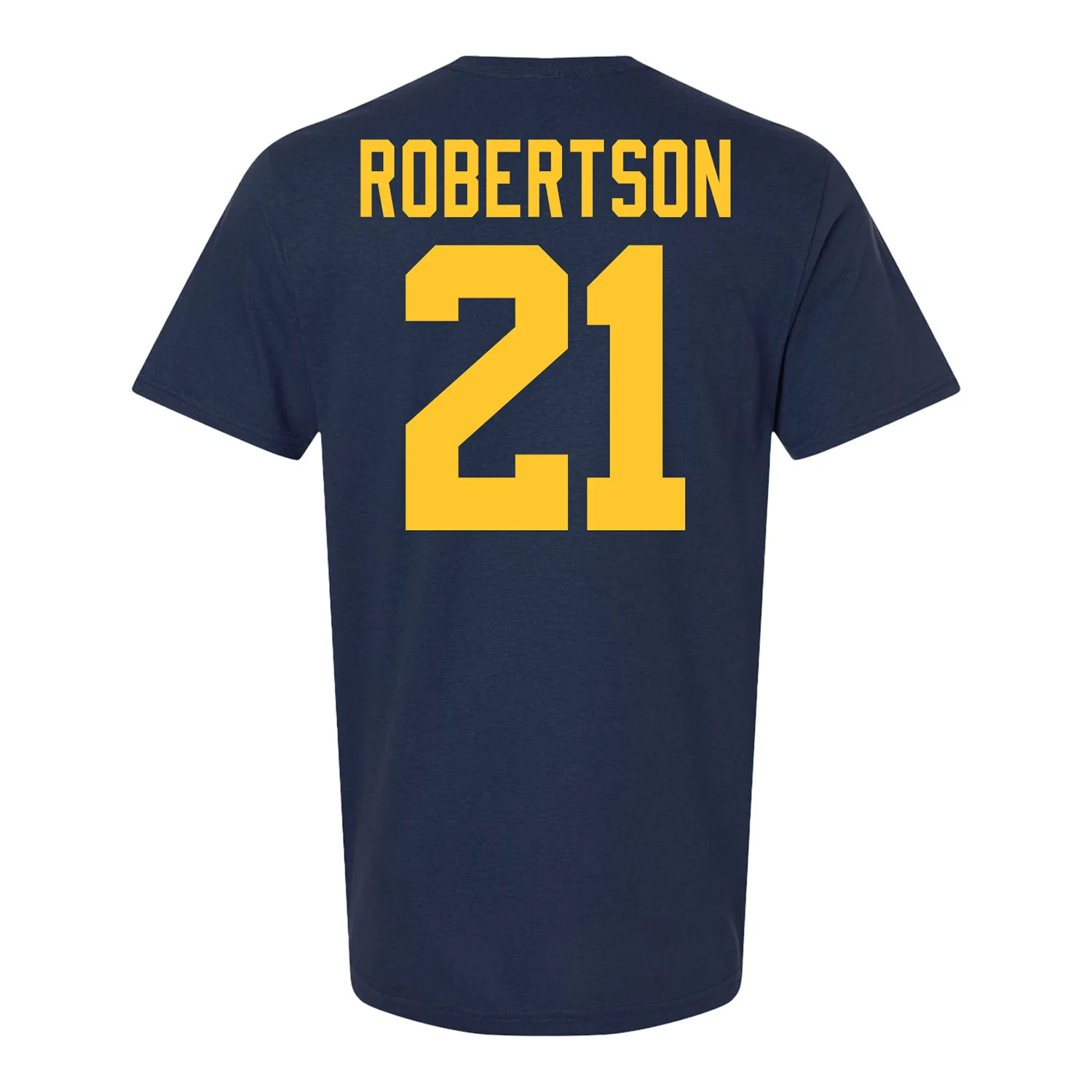 Michigan Wolverines Men's Hockey Student Athlete #21 Ben Robertson T-Shirt