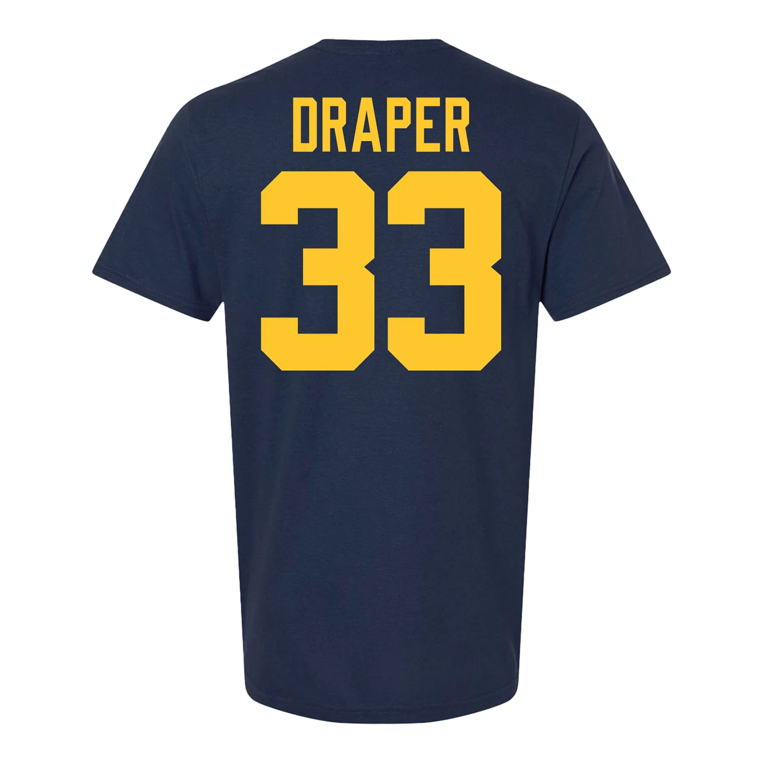 Michigan Wolverines Men's Hockey Student Athlete #33 Kienan Draper T-Shirt