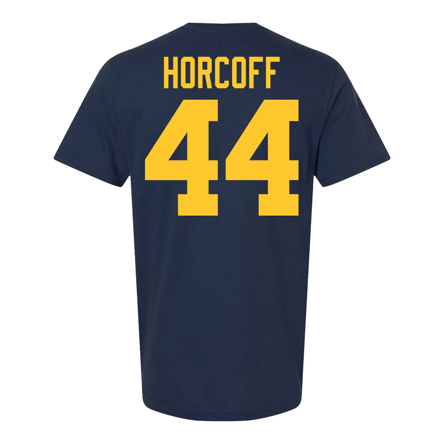 Michigan Wolverines Men's Hockey Student Athlete #44 Will Horcoff T-Shirt