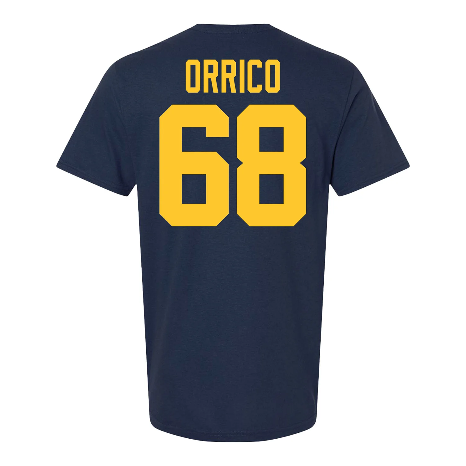 Michigan Wolverines Men's Hockey Student Athlete #68 Josh Orrico T-Shirt