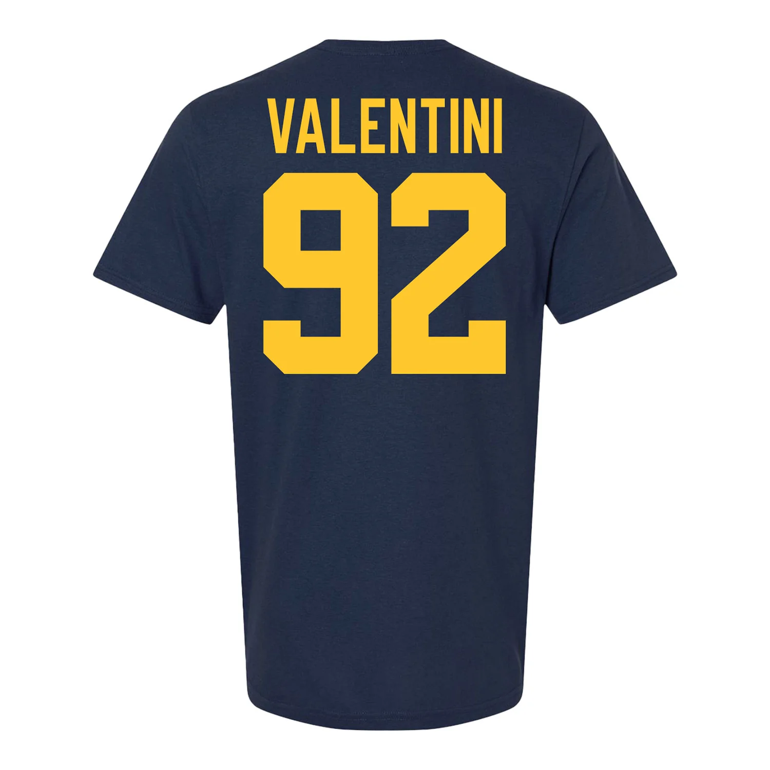 Michigan Wolverines Men's Hockey Student Athlete #92 Adam Valentini T-Shirt