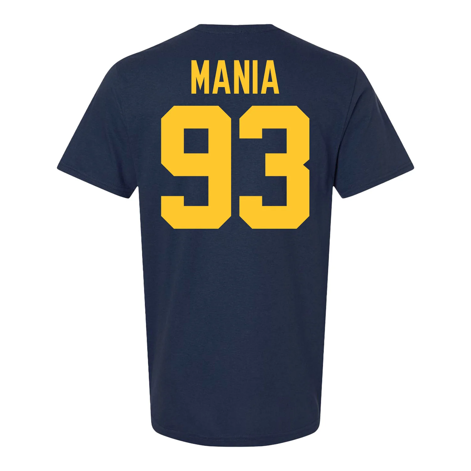 Michigan Wolverines Men's Hockey Student Athlete #93 Matthew Mania T-Shirt