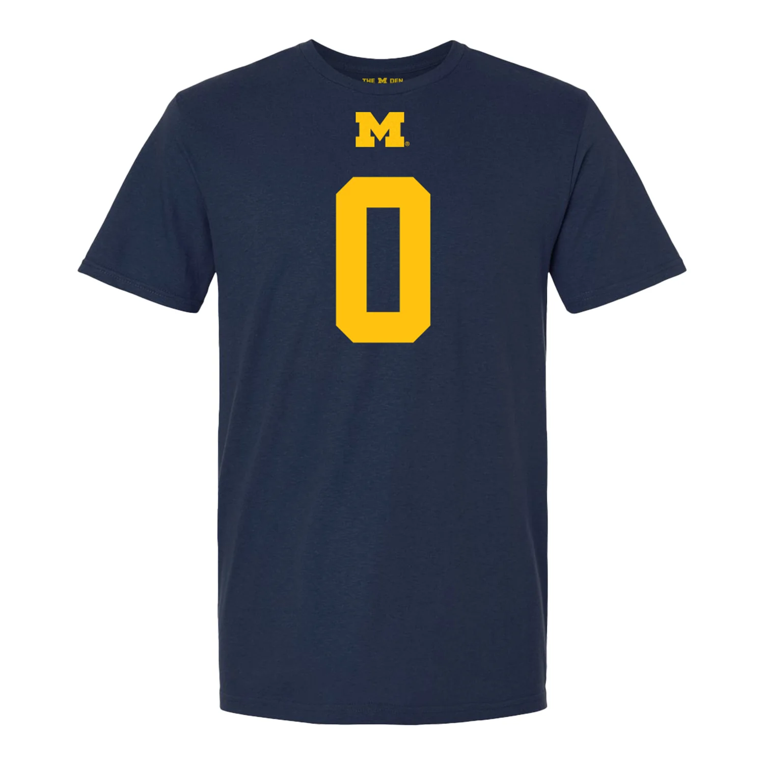 Michigan Wolverines #0 Kendrick Bell Student Athlete Blue Football T-Shirt - Image 2
