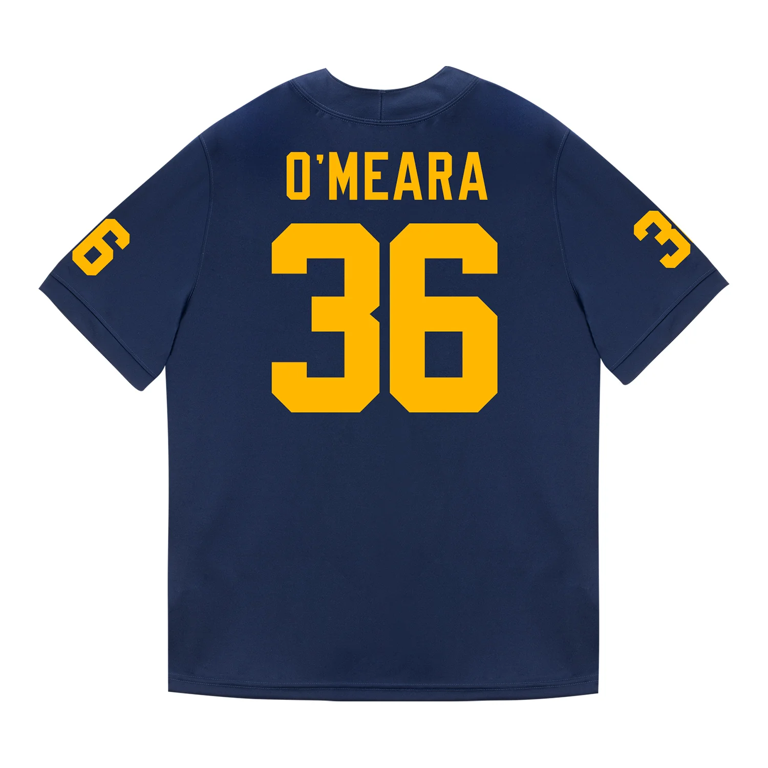 Michigan Wolverines #36 Tomas O'Meara Student Athlete Blue Football Jersey