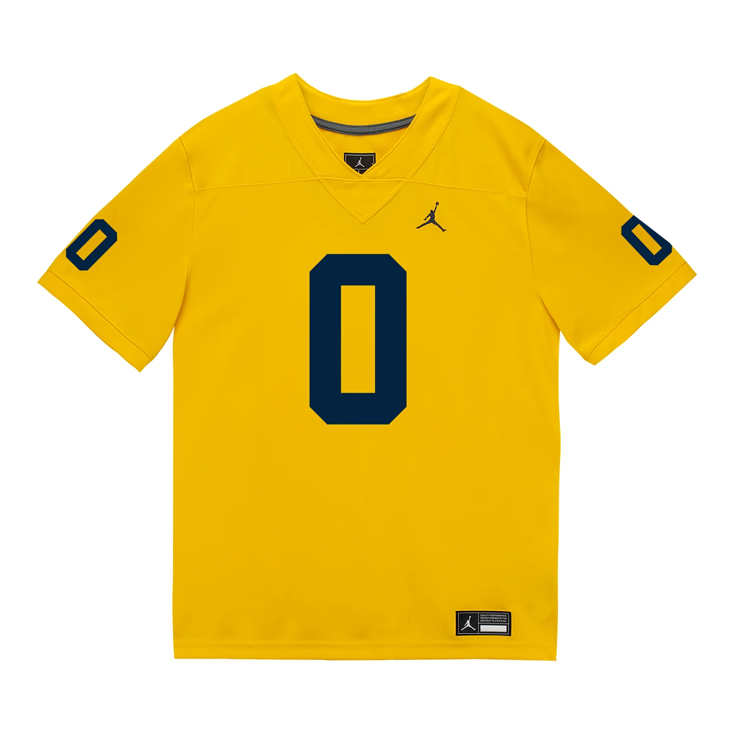 Michigan Wolverines #0 Tre Williams Student Athlete Maize Football Jersey - Image 2