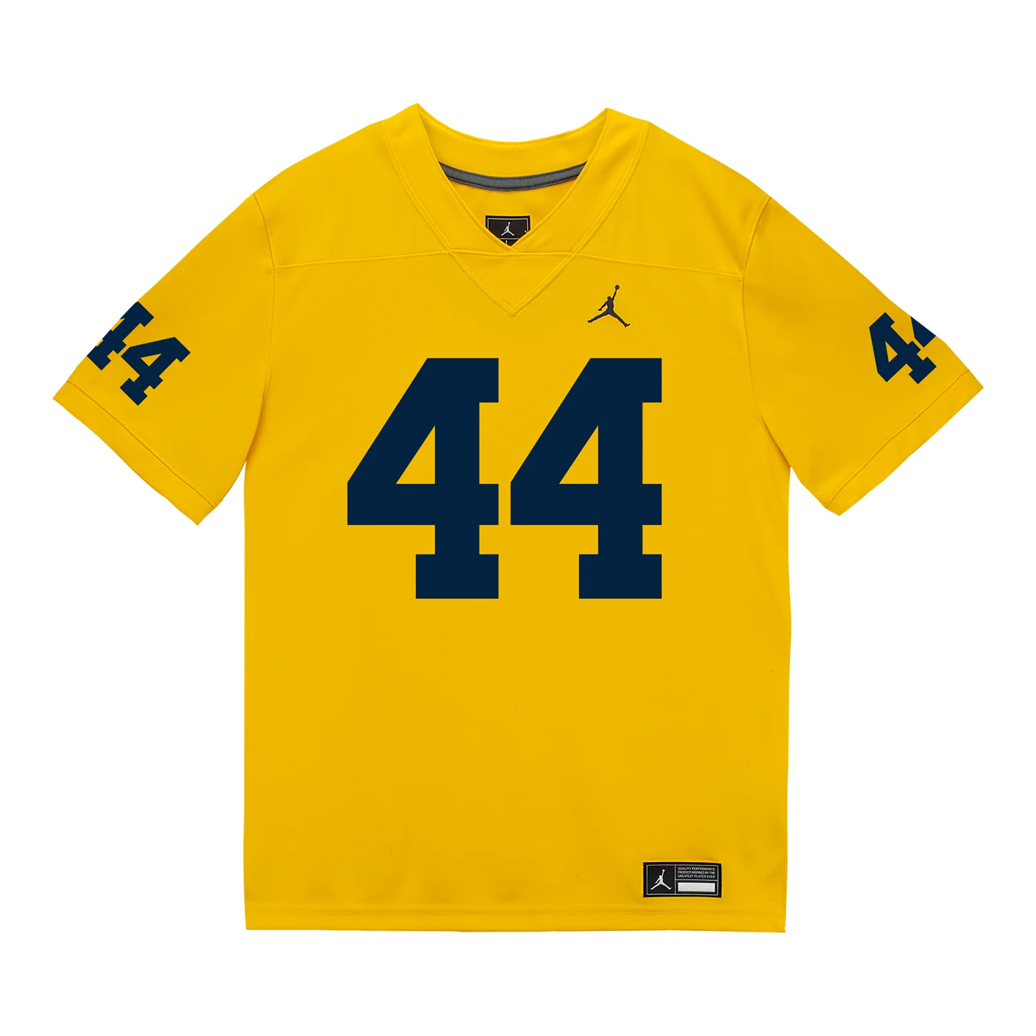 Michigan Wolverines #44 Damon Payne Student Athlete Maize Football Jersey - Image 2