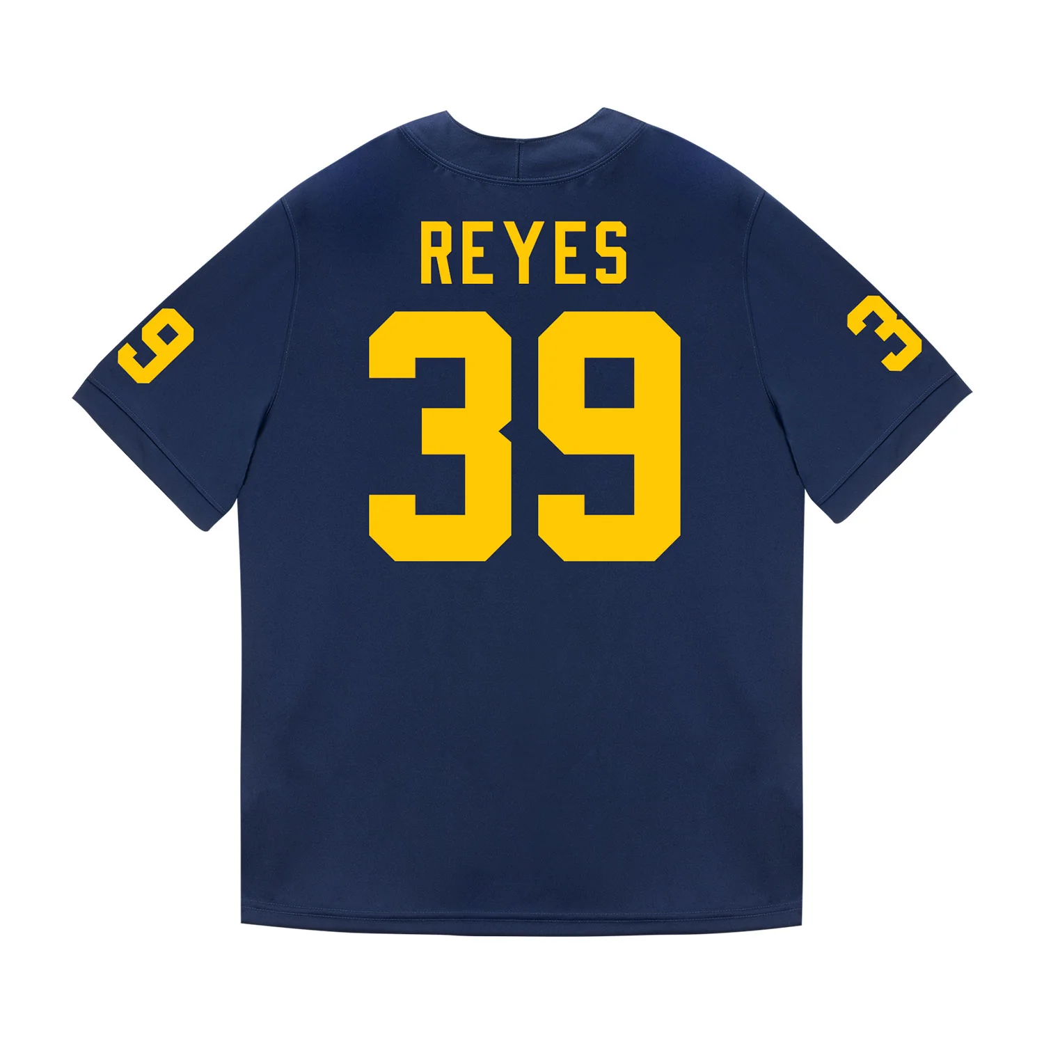 Michigan Wolverines #39 Max Reyes Student Athlete Blue Football Jersey