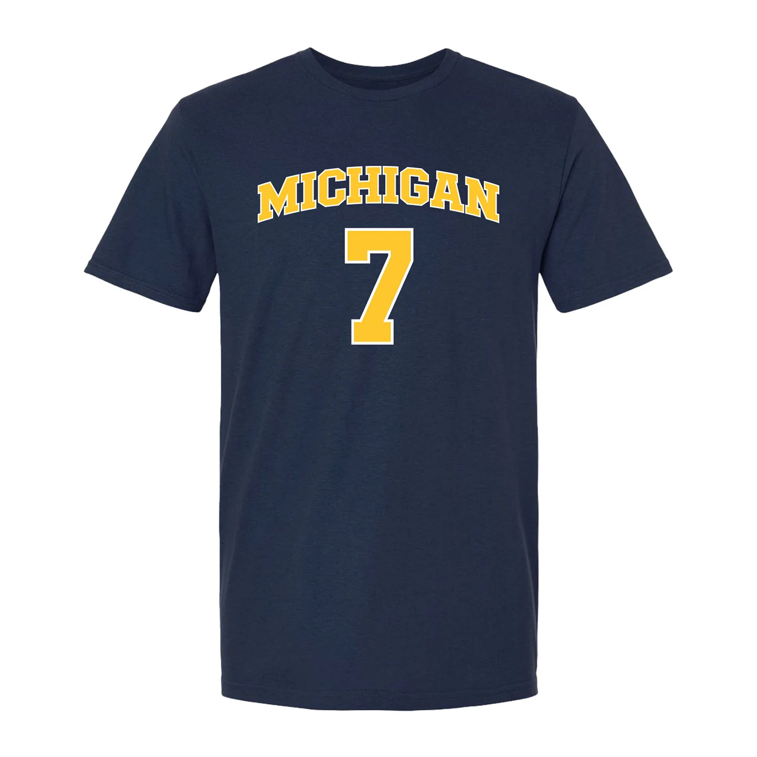 Michigan Wolverines Men's Basketball Student Athlete #7 Howard Eisley Jr. Youth T-Shirt - Image 2