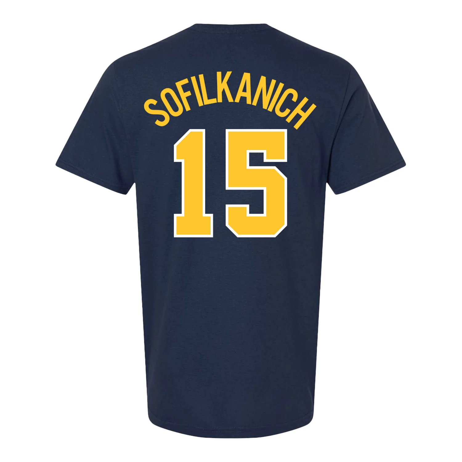 Michigan Wolverines Women's Basketball Student Athlete #15 Ashley Sofilkanich Youth T-Shirt