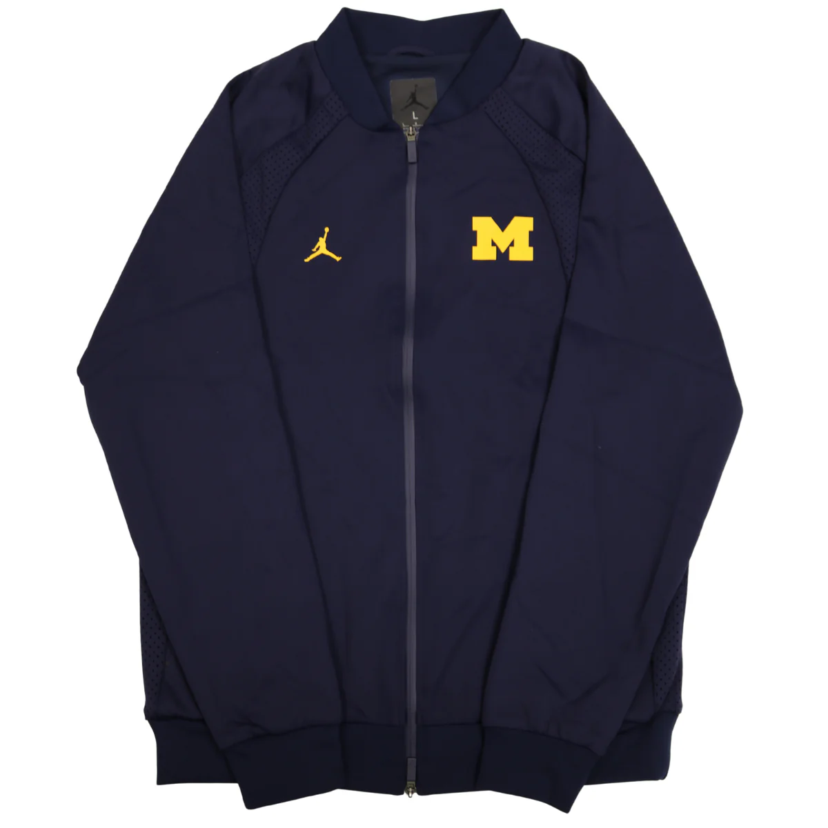 Nike Air Jordan Michigan Wolverines Navy Vented Zip up