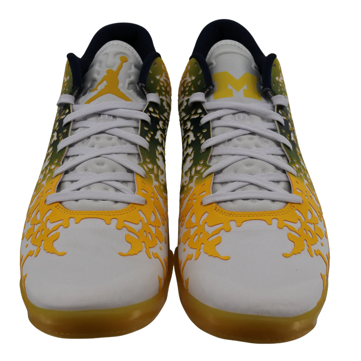 Nike Air Jordan Michigan Wolverines Zion 3 NRGP Yellow Navy