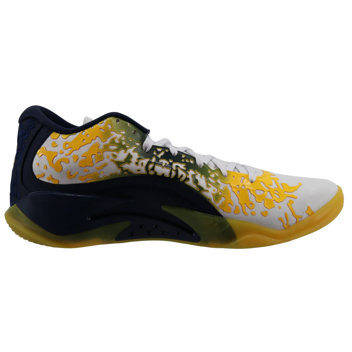 Nike Air Jordan Michigan Wolverines Zion 3 NRGP Yellow Navy - Image 5