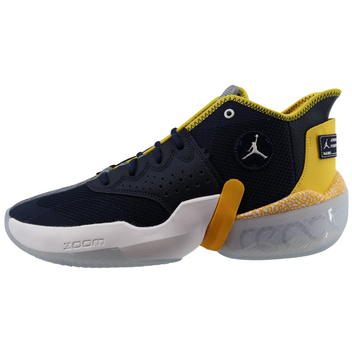 Nike Air Jordan React Elevation Michigan Wolverines Home Navy - Image 2