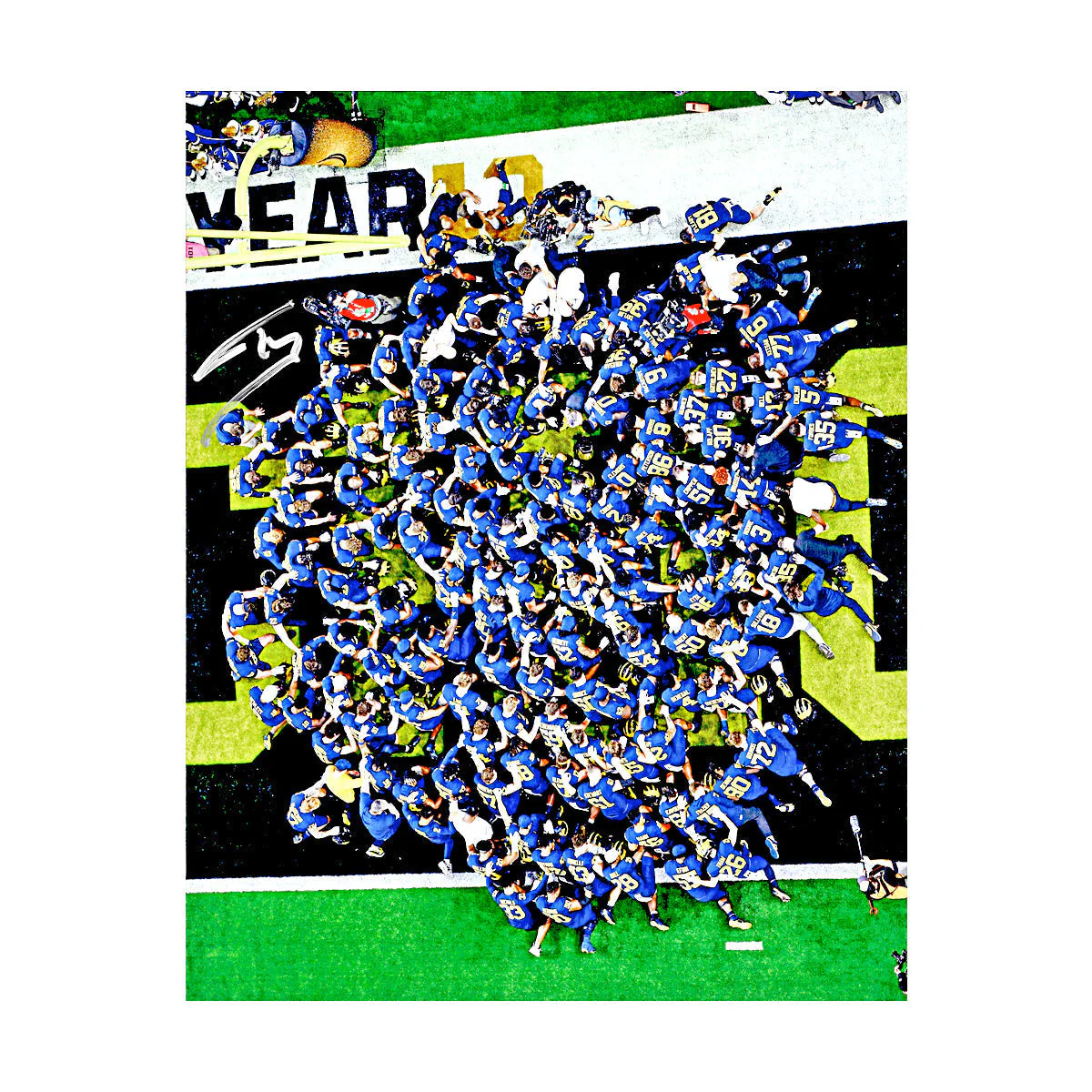 TJ Guy Michigan Wolverines Autographed Signed 8x10 Photo (CX Champions Circle LOA)