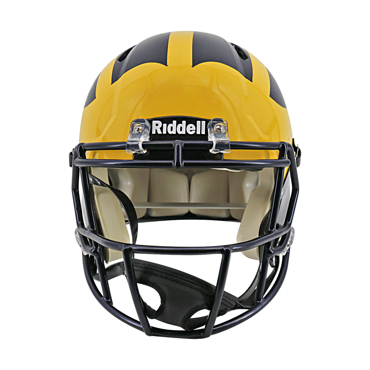Tom Brady Signed Michigan Riddell Speed FS Authentic Helmet (Fanatics) - Image 5