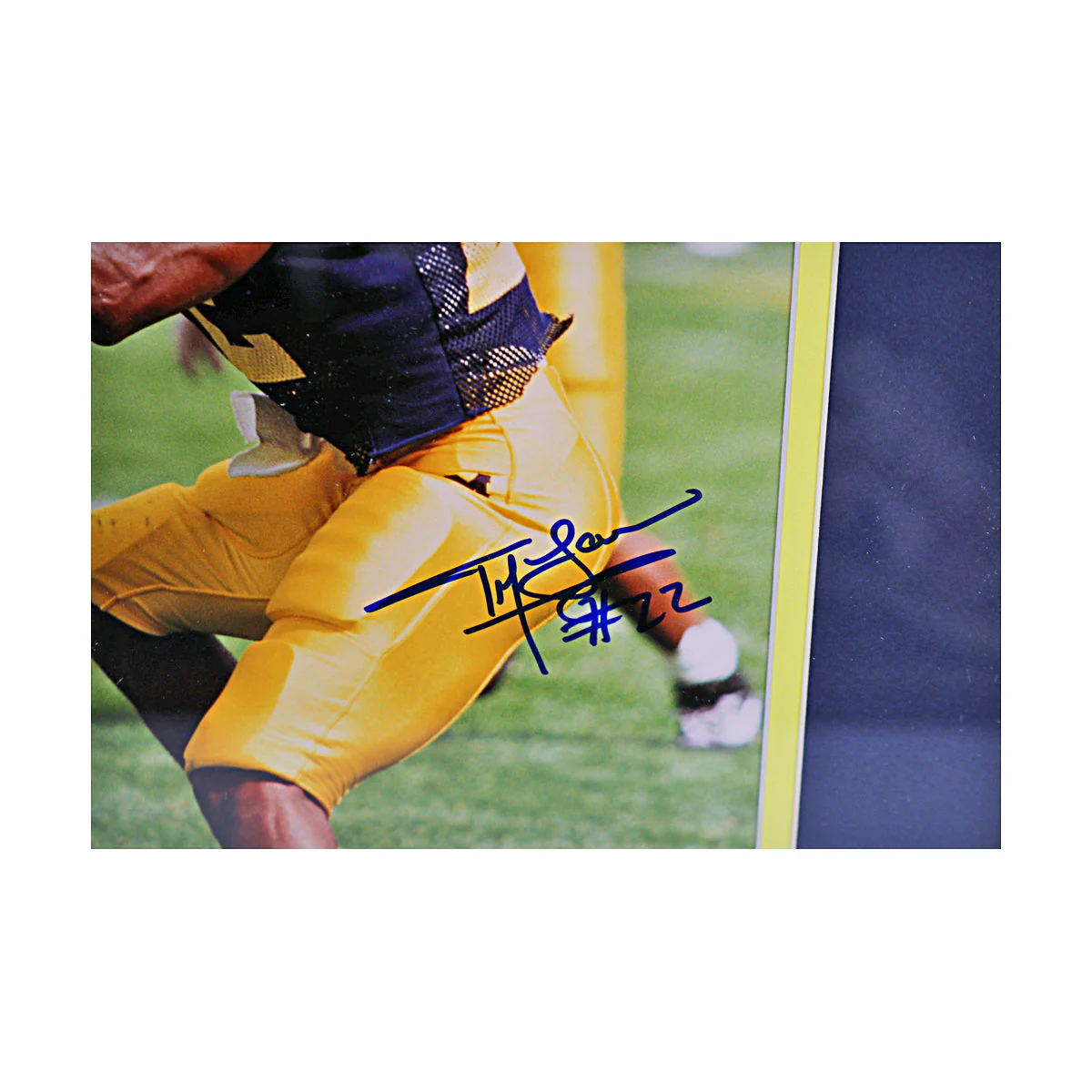 Ty Law Signed Michigan Wolverines 8x10 Framed Photo (SC COA) - Image 2