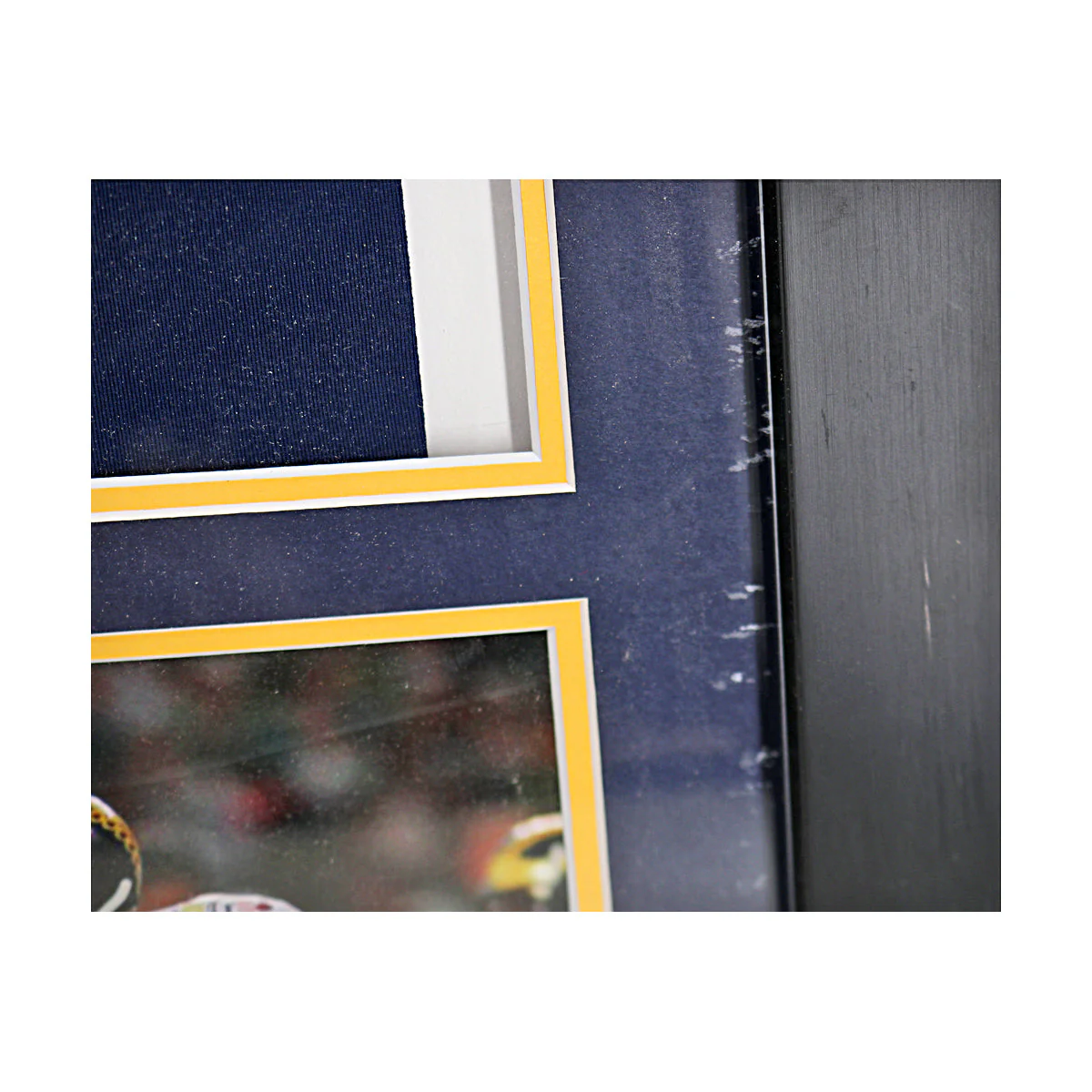 Ty Law Signed Michigan Wolverines Framed Pro-Style Blue Jersey (Beckett Auth) - Image 4