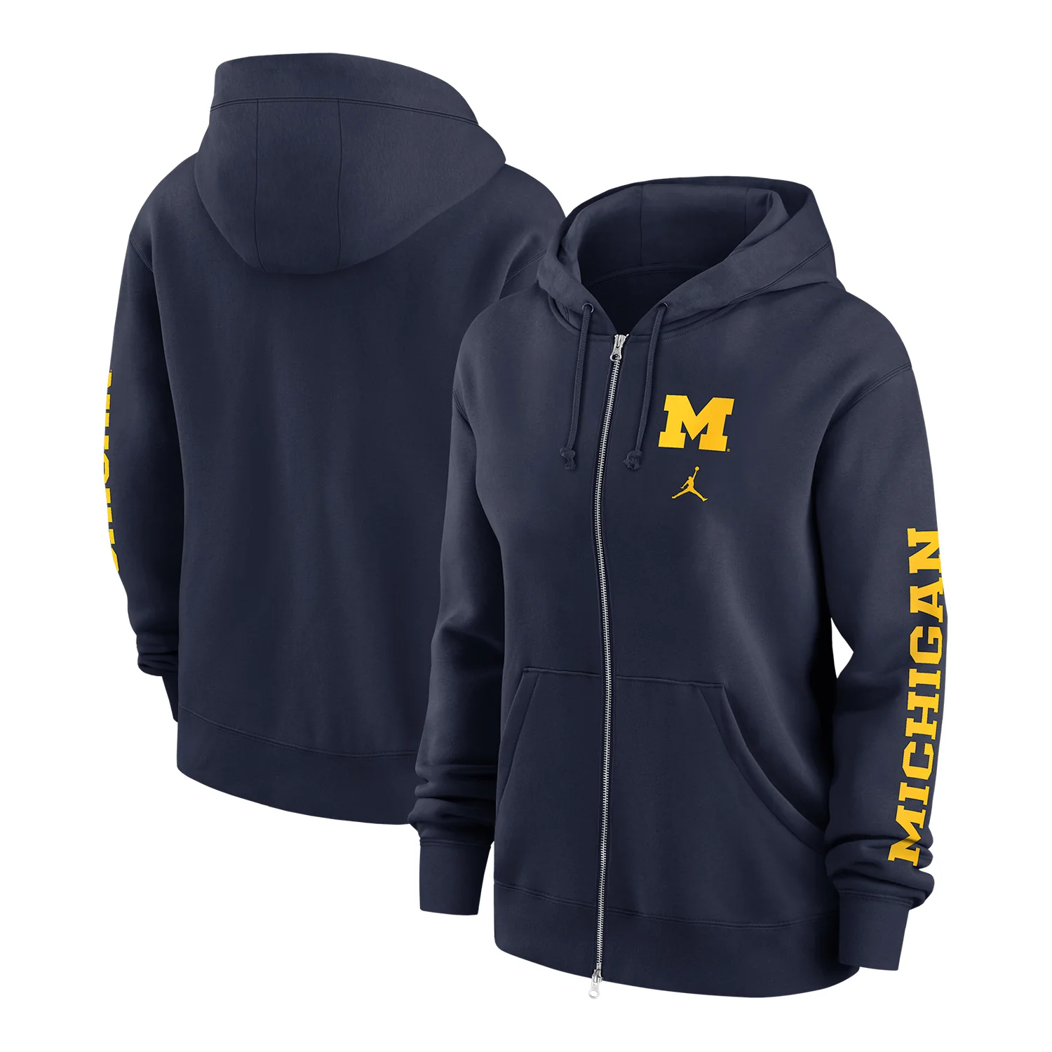 Women's Michigan Wolverines Jordan Brand 2024 Sideline Full-Zip Hoodie - Image 3