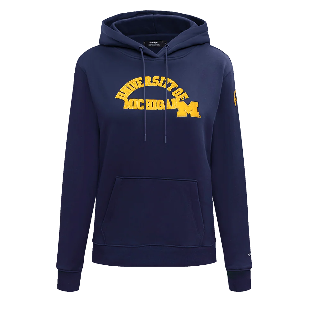 Women's Michigan Wolverines Pro Standard University of Michigan Navy Hoodie