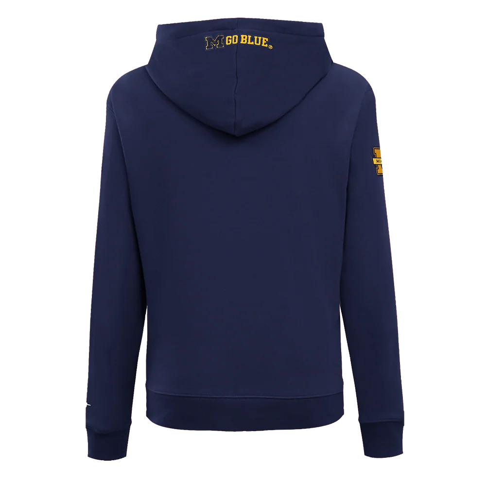 Women's Michigan Wolverines Pro Standard University of Michigan Navy Hoodie - Image 2